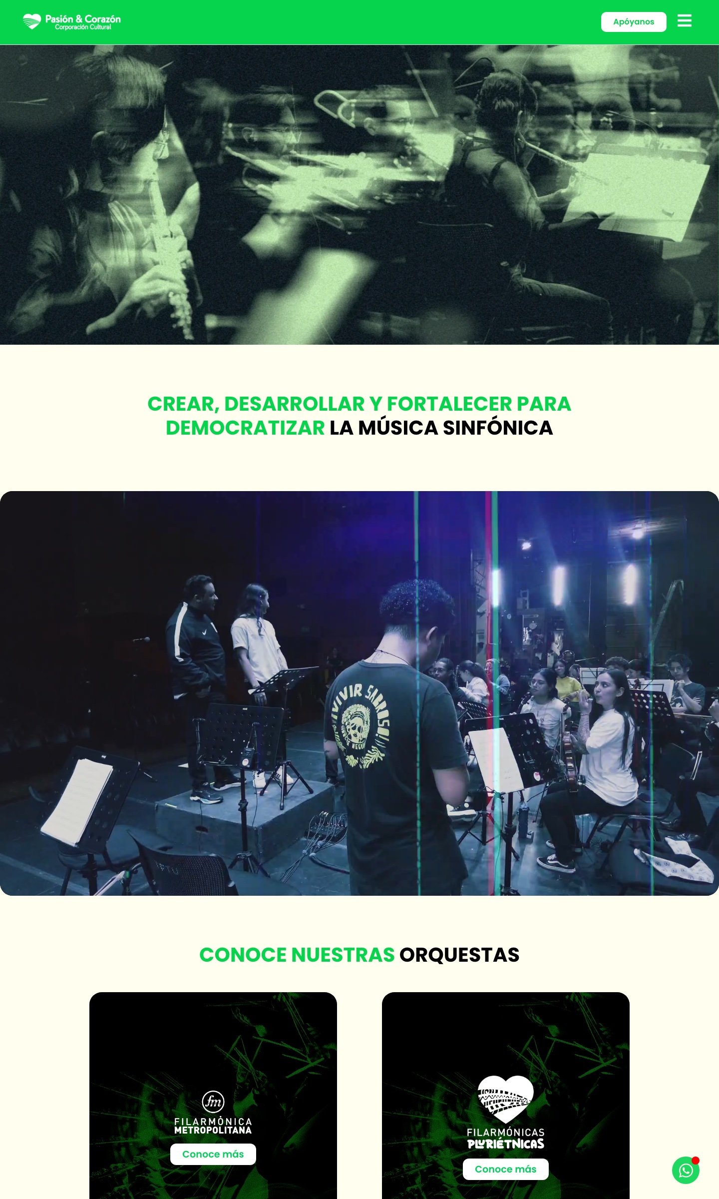 Pasión y Corazón — Transformación Social por la Música